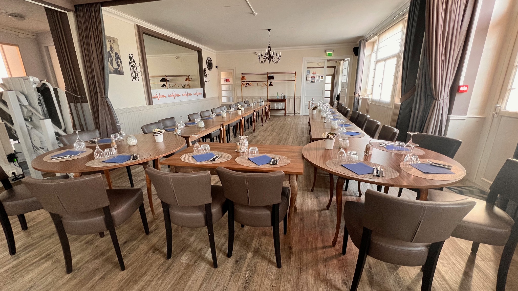 Une salle pour partager vos repas